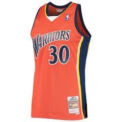 Orange Stephen Curry Golden State Warriors Hardwood Classics Swingman Jersey sale | NBA