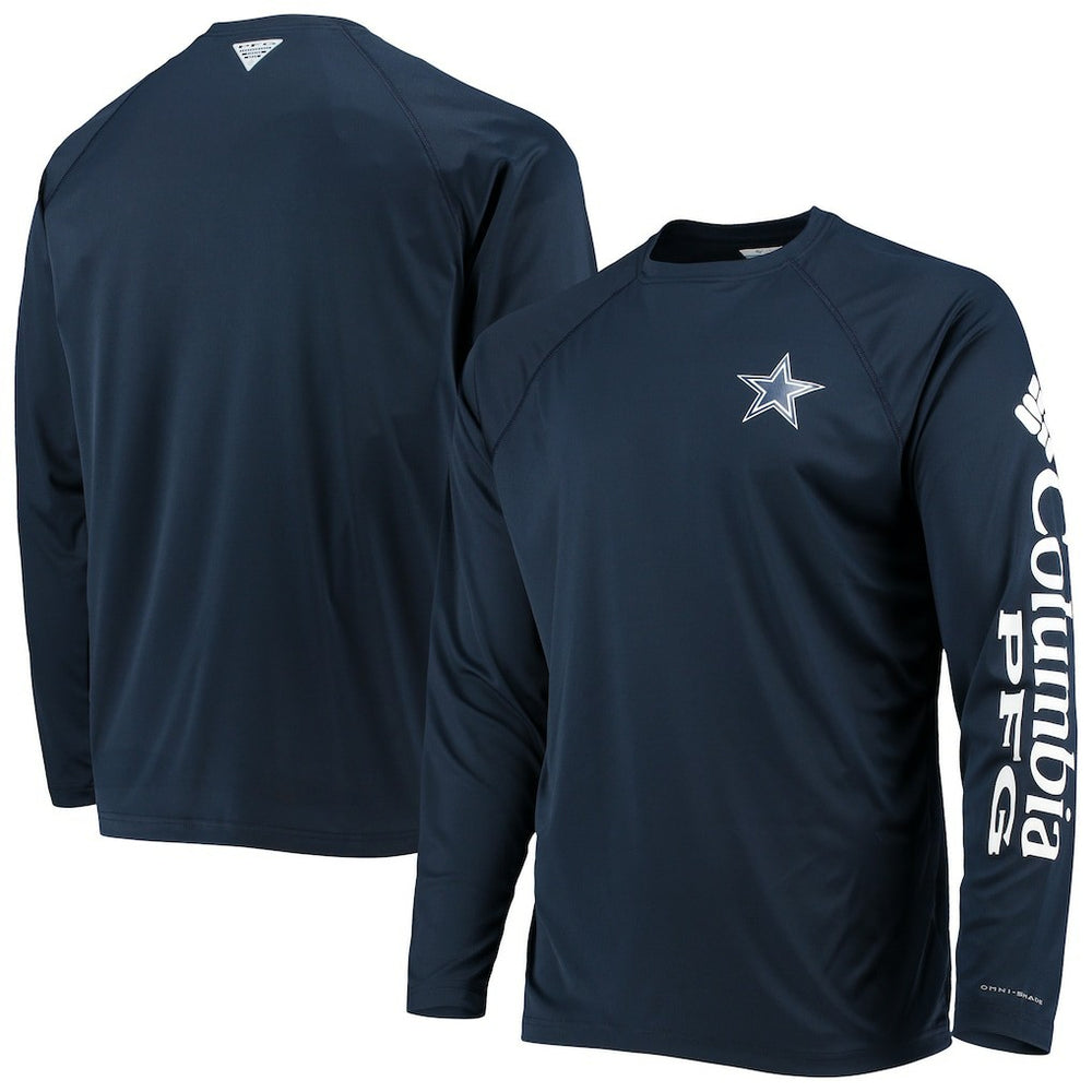 Dallas Cowboys Terminal Tackle Omni-Shade Raglan Long Sleeve T-Shirt | NFL Near me