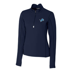 Detroit Lions Cutter & Buck Women's Traverse Half-Zip Pullover Jacket | NFL US