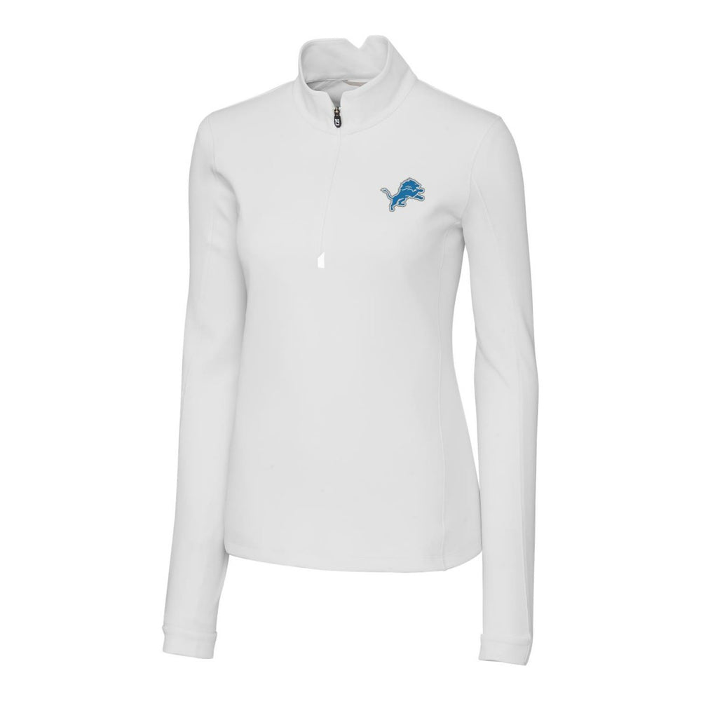 Detroit Lions Cutter & Buck Women's Traverse Half-Zip Pullover Jacket | NFL Near me
