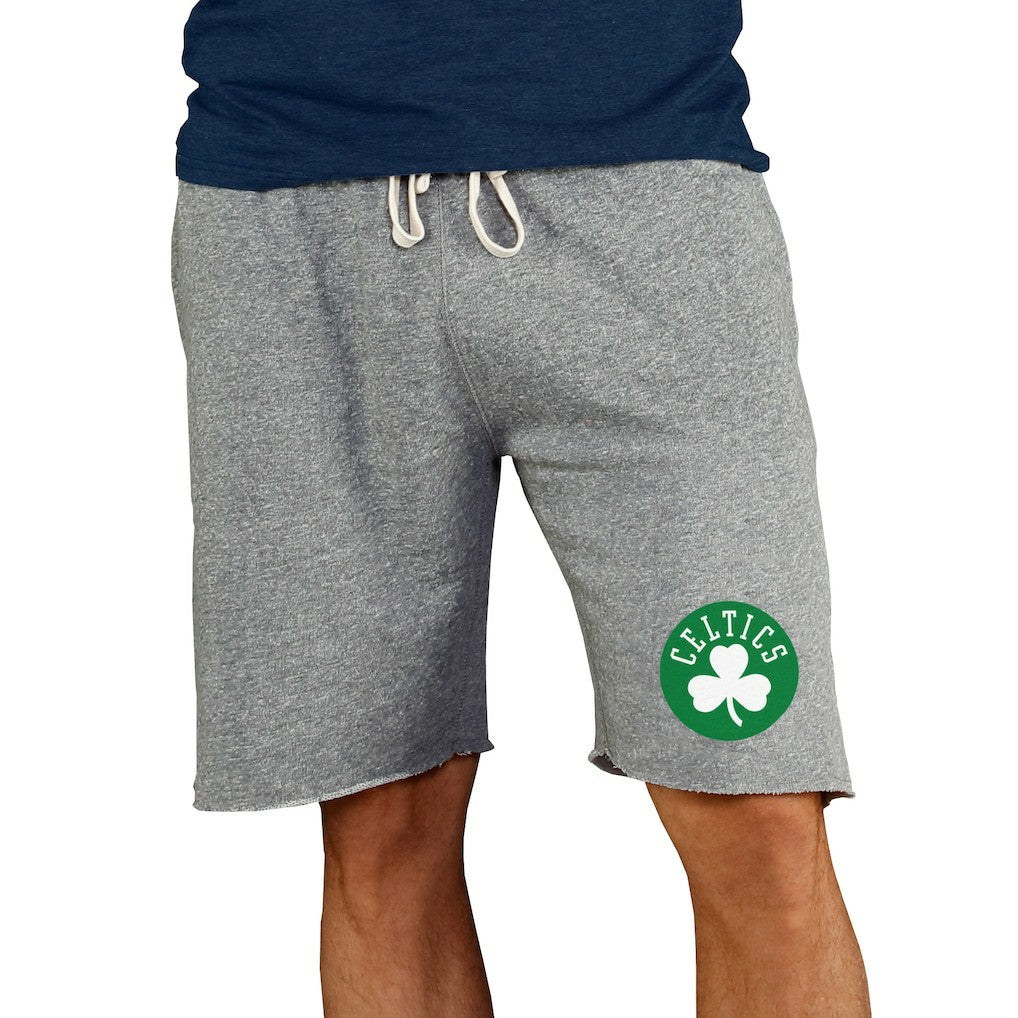Gray Boston Celtics Concepts Sport Mainstream Terry Shorts | NBA