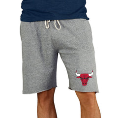 Gray Chicago Bulls Concepts Sport Mainstream Terry Shorts | NBA
