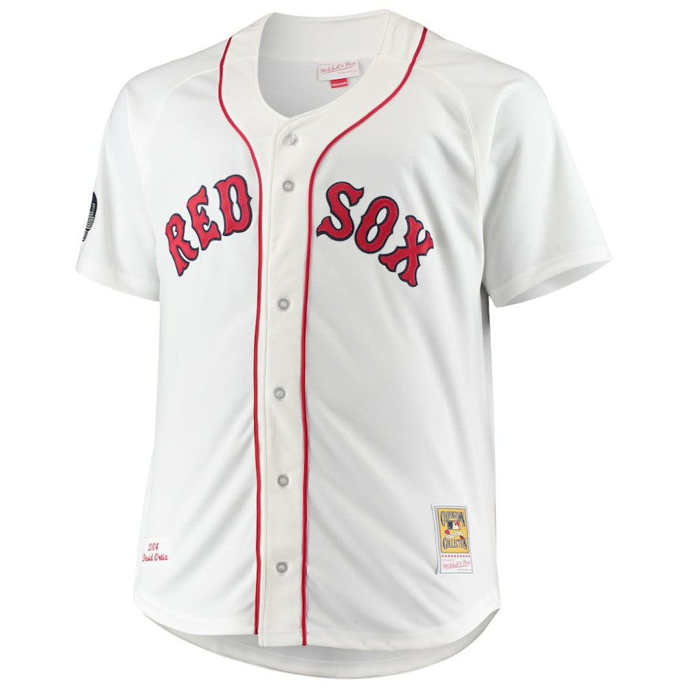 David Ortiz Boston Red Sox Mitchell & Ness Big & Tall Home Authentic Player Jersey - MLB Jerseys