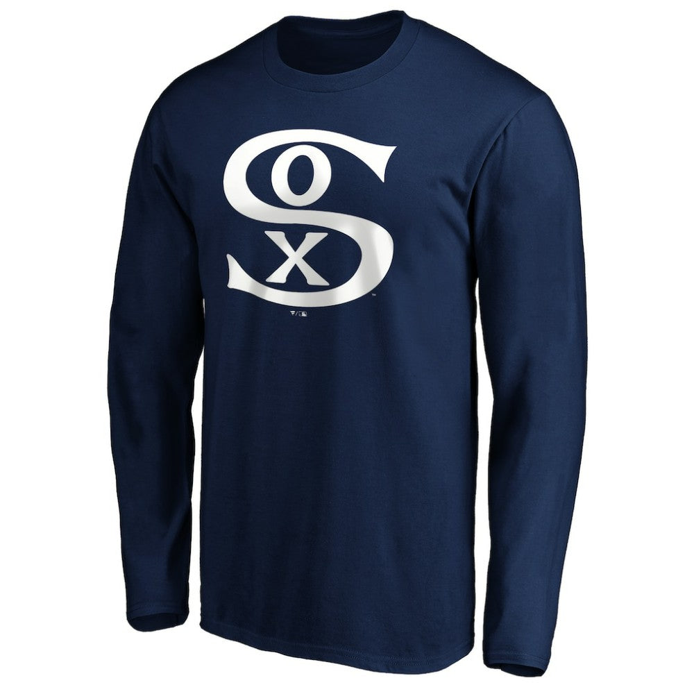 Chicago White Sox Cooperstown Collection Huntington Logo Long Sleeve T-Shirt - MLB T-shirts