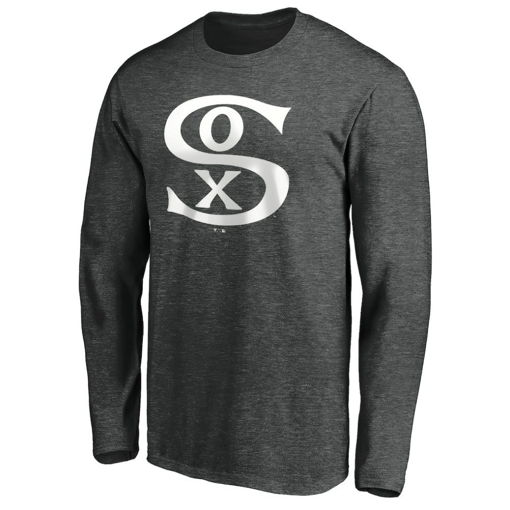 Chicago White Sox Cooperstown Collection Huntington Logo Long Sleeve T-Shirt - MLB T-shirts