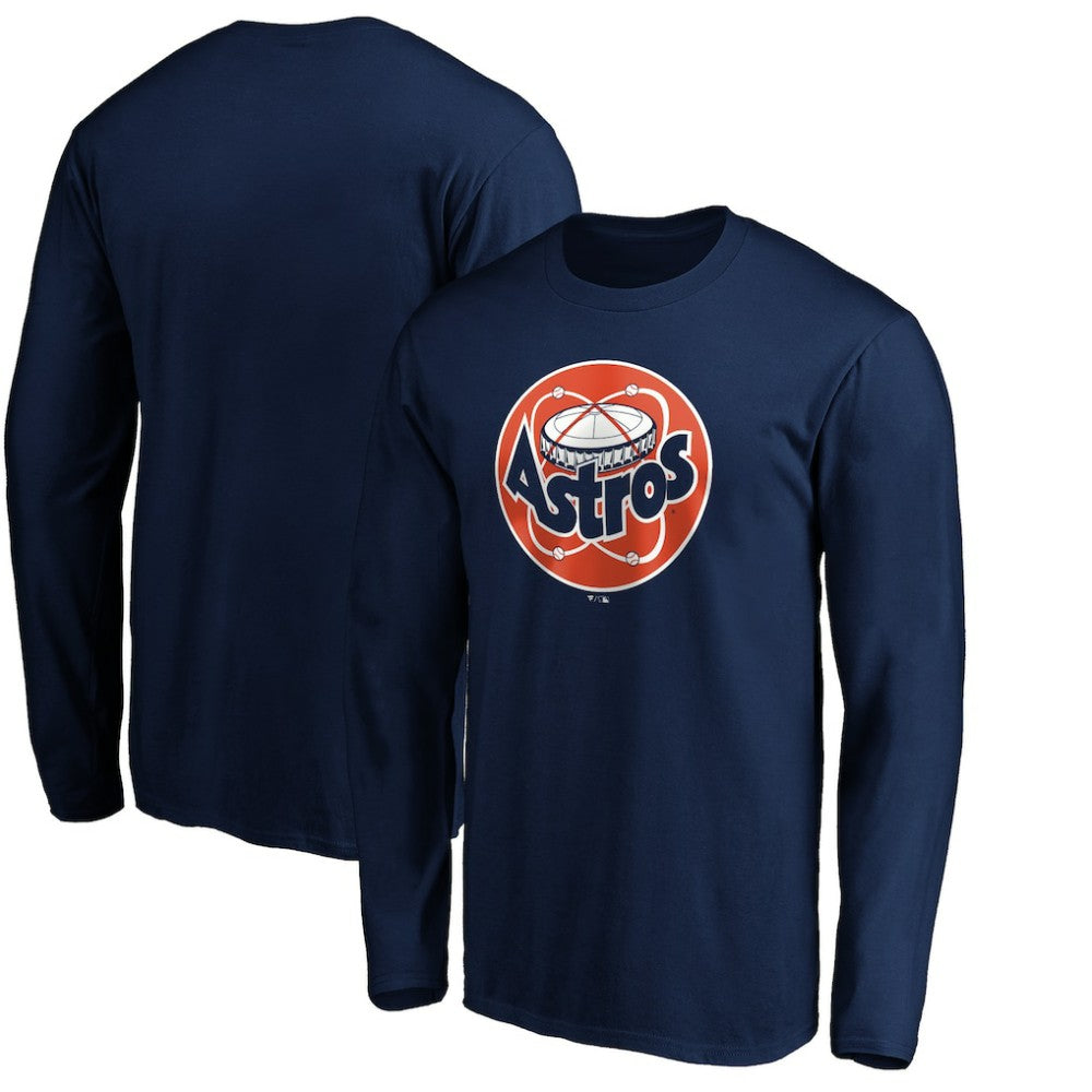 Houston Astros Cooperstown Collection Huntington Logo Long Sleeve T-Shirt - MLB T-shirts
