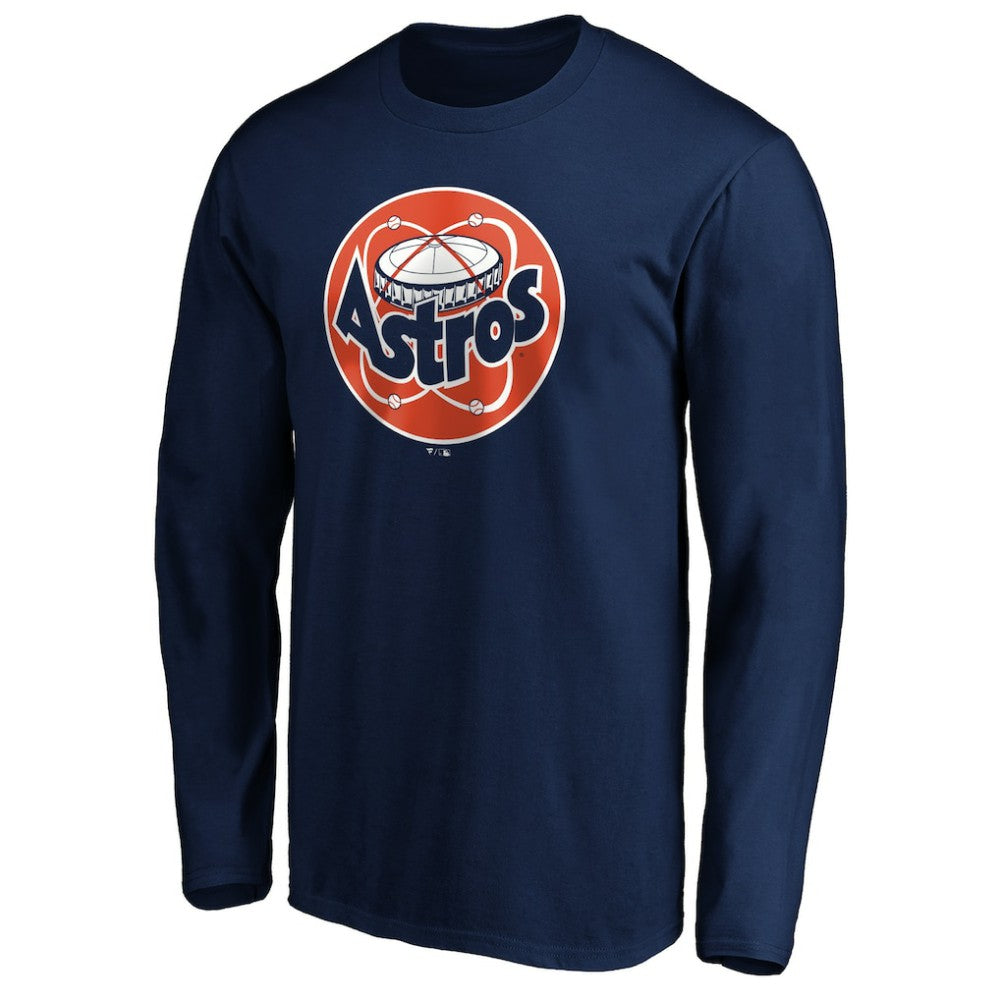 Houston Astros Cooperstown Collection Huntington Logo Long Sleeve T-Shirt - MLB T-shirts