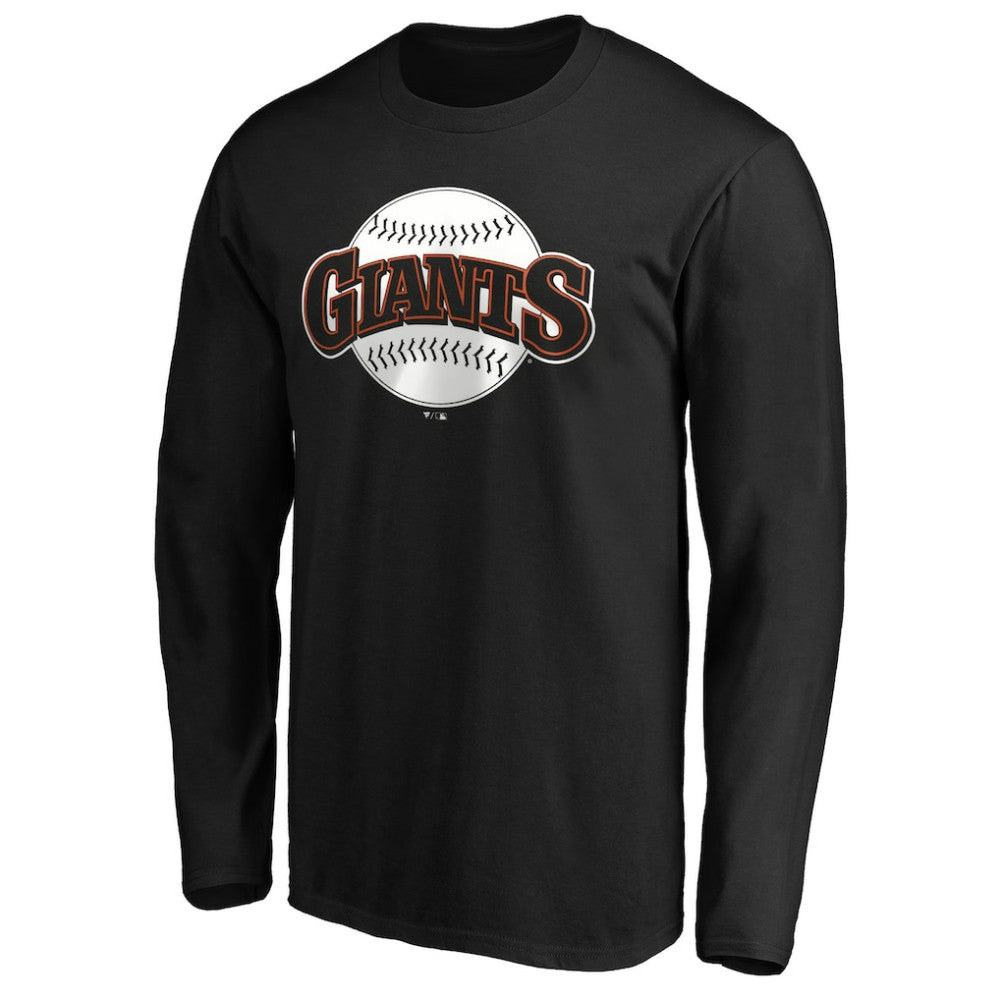 San Francisco Giants Cooperstown Collection Huntington Logo Long Sleeve T-Shirt - MLB T-shirts