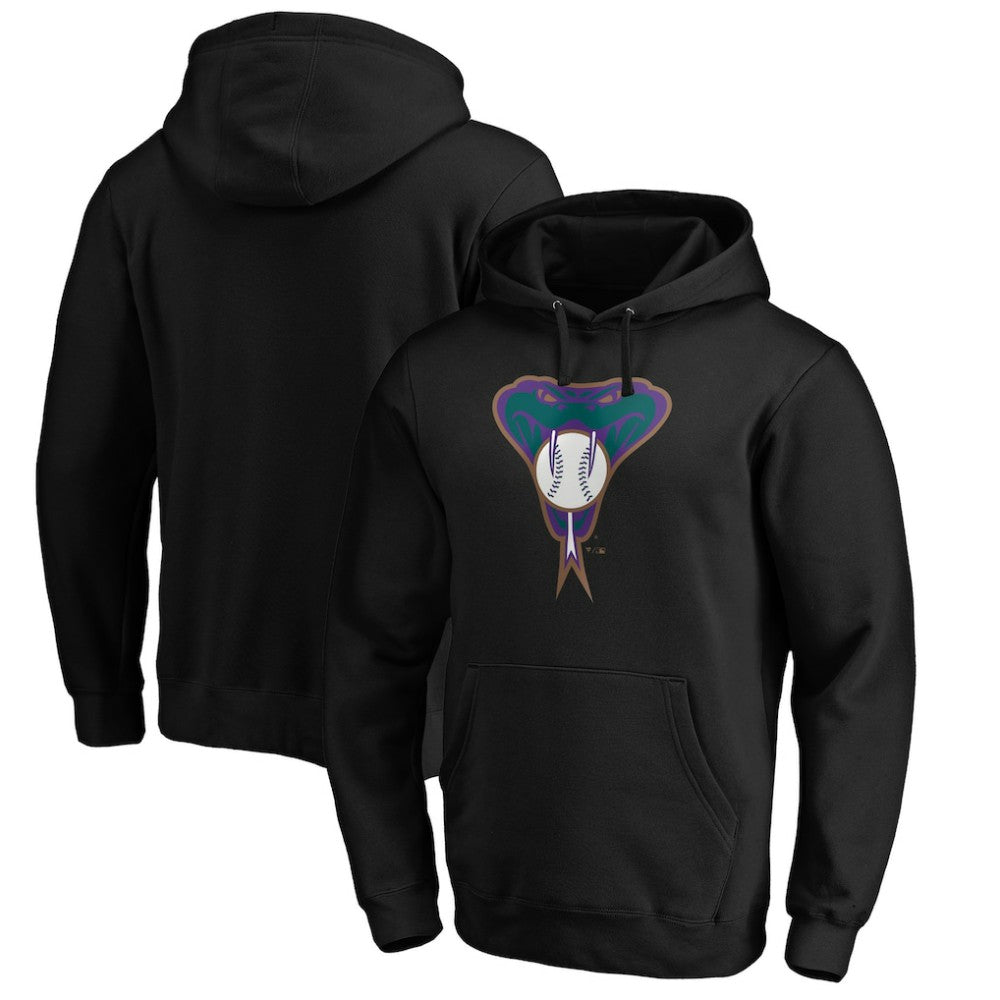 Arizona Diamondbacks Cooperstown Collection Huntington Logo Fitted Pullover Hoodie - MLB Hoodies