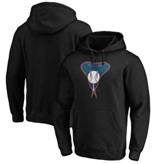 Arizona Diamondbacks Cooperstown Collection Huntington Logo Fitted Pullover Hoodie - MLB Hoodies
