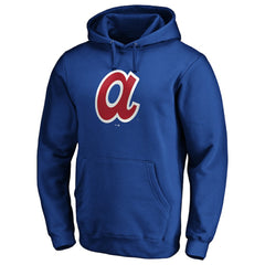 Atlanta Braves Cooperstown Collection Huntington Logo Fitted Pullover Hoodie - MLB Hoodies