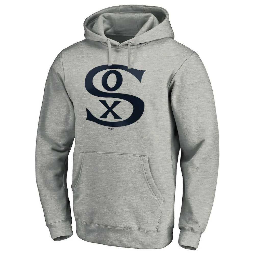 Chicago White Sox Cooperstown Collection Huntington Logo Fitted Pullover Hoodie - MLB Hoodies