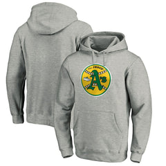 Athletics Cooperstown Collection Huntington Logo Fitted Pullover Hoodie - MLB Hoodies
