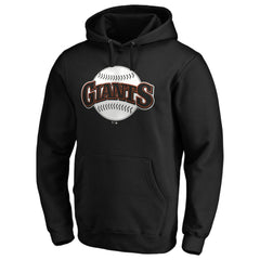 San Francisco Giants Cooperstown Collection Huntington Logo Fitted Pullover Hoodie - MLB Hoodies