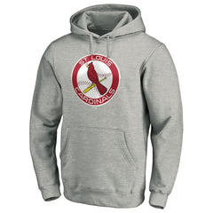 St. Louis Cardinals Cooperstown Collection Huntington Logo Fitted Pullover Hoodie - MLB Hoodies