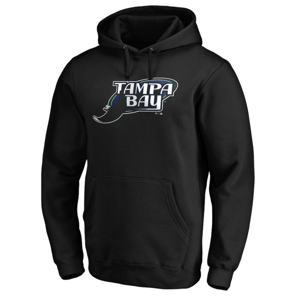 Tampa Bay Rays Cooperstown Collection Huntington Logo Fitted Pullover Hoodie - MLB Hoodies