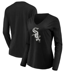 Chicago White Sox Women's Core Distressed Team Long Sleeve T-Shirt - MLB T-shirts