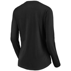 Miami Marlins Women's Core Distressed Team Long Sleeve T-Shirt - MLB T-shirts