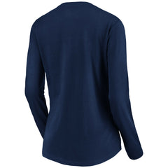 Milwaukee Brewers Women's Core Distressed Team Long Sleeve T-Shirt - MLB T-shirts