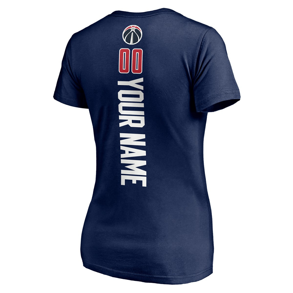 Navy Washington Wizards Women's Playmaker Personalized Name & Number V-Neck T-Shirt | NBA
