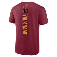 Wine Cleveland Cavaliers Playmaker Personalized Name & Number T-Shirt sale | NBA