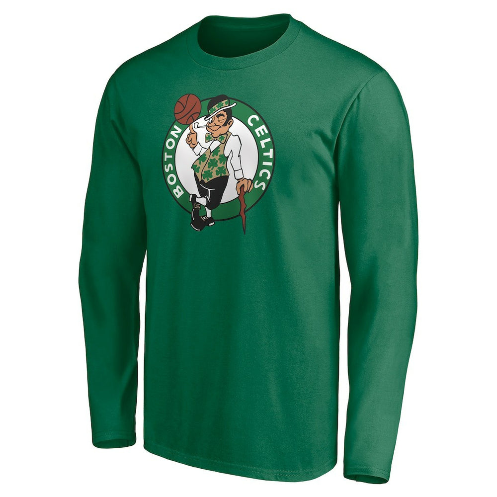 Green Boston Celtics Playmaker Personalized Name & Number Long Sleeve T-Shirt | NBA