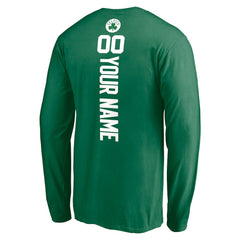Green Boston Celtics Playmaker Personalized Name & Number Long Sleeve T-Shirt | NBA
