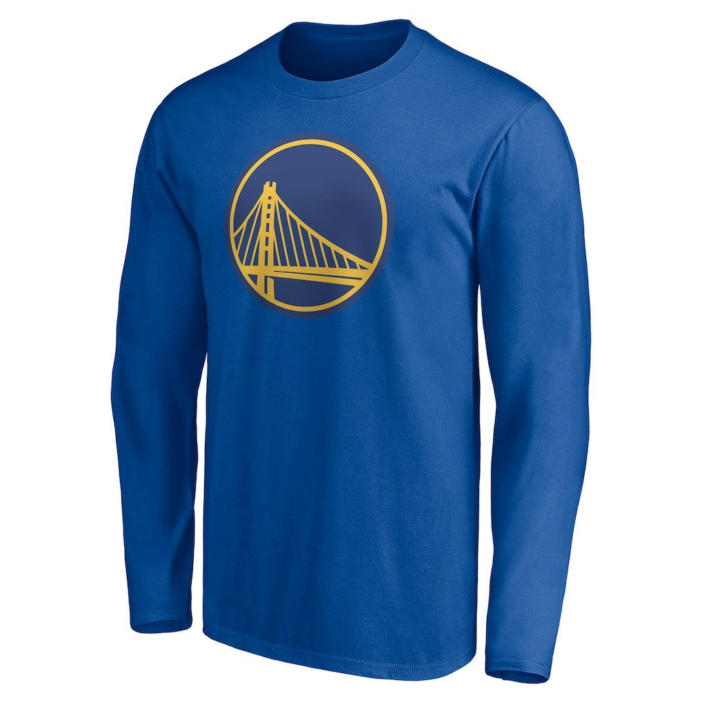 Royal Golden State Warriors Playmaker Personalized Name & Number Long Sleeve T-Shirt sale | NBA