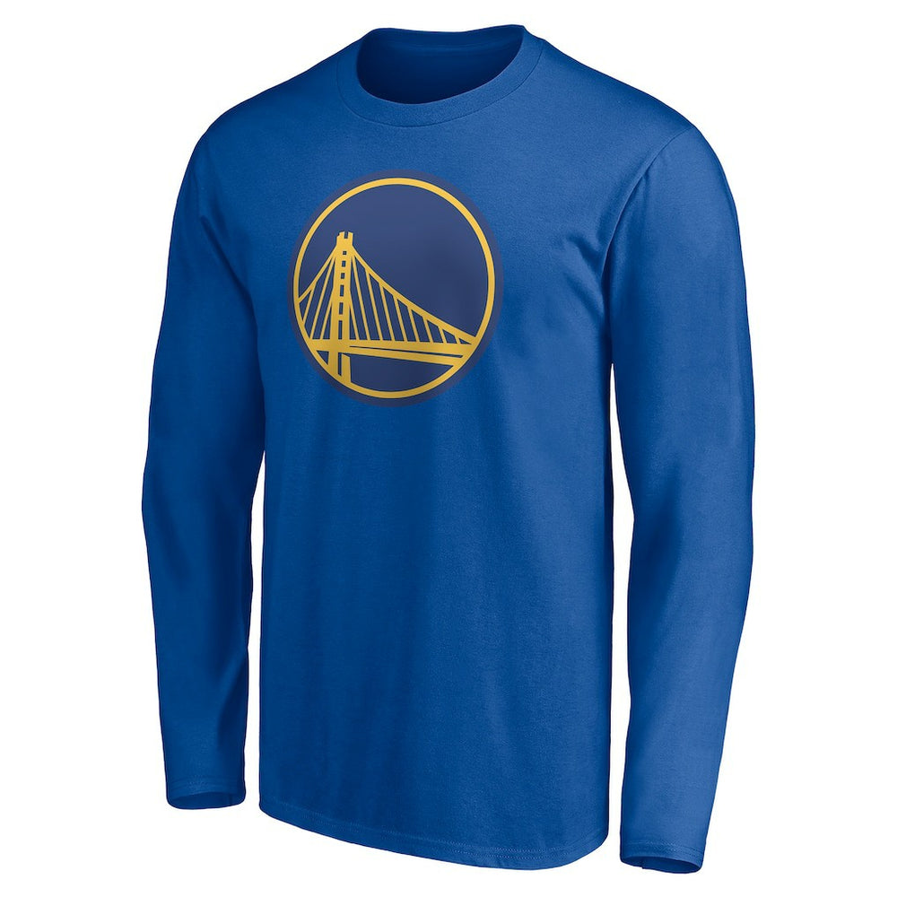 Royal Golden State Warriors Playmaker Personalized Name & Number Long Sleeve T-Shirt sale | NBA