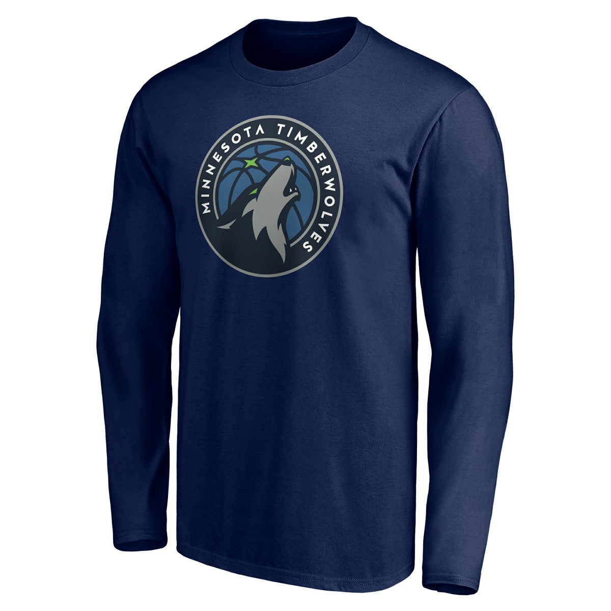 Navy Minnesota Timberwolves Playmaker Personalized Name & Number Long Sleeve T-Shirt | NBA