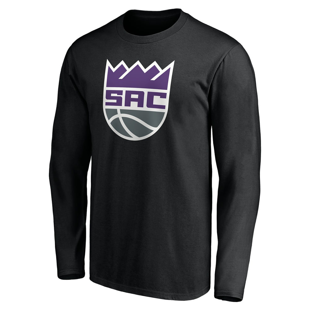 Black Sacramento Kings Playmaker Personalized Name & Number Long Sleeve T-Shirt | NBA