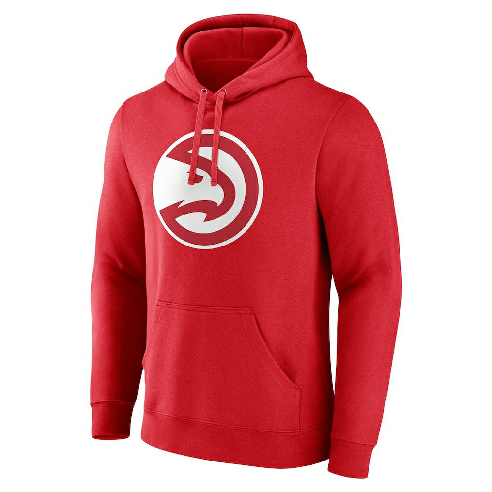 Red Atlanta Hawks Playmaker Personalized Name & Number Pullover Hoodie | NBA