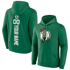 Green Boston Celtics Playmaker Personalized Name & Number Pullover Hoodie | NBA