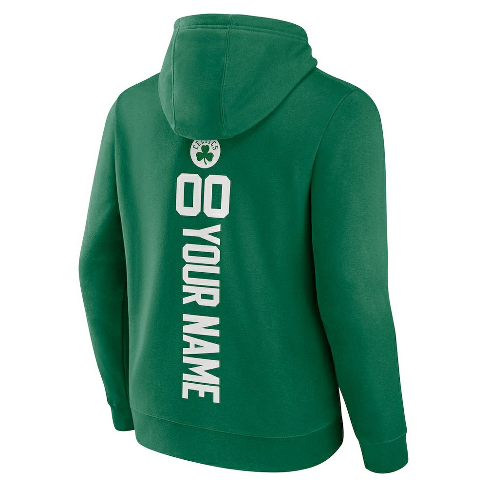 Green Boston Celtics Playmaker Personalized Name & Number Pullover Hoodie | NBA