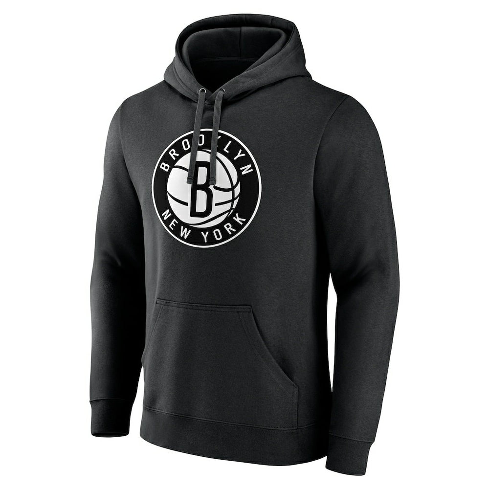 Black Brooklyn Nets Playmaker Personalized Name & Number Pullover Hoodie | NBA
