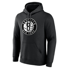 Black Brooklyn Nets Playmaker Personalized Name & Number Pullover Hoodie | NBA