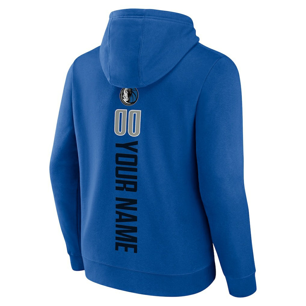 Blue Dallas Mavericks Playmaker Personalized Name & Number Pullover Hoodie sale | NBA