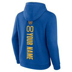 Royal Golden State Warriors Playmaker Personalized Name & Number Pullover Hoodie sale | NBA