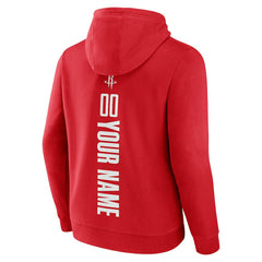 Red Houston Rockets Playmaker Personalized Name & Number Pullover Hoodie sale | NBA