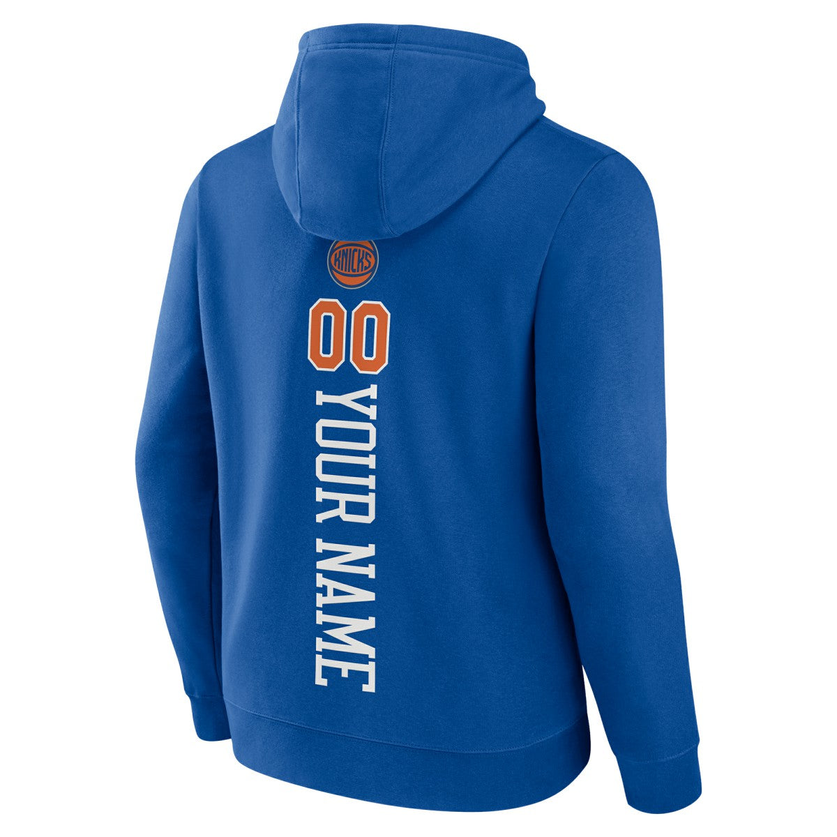 Blue New York Knicks Playmaker Personalized Name & Number Pullover Hoodie | NBA