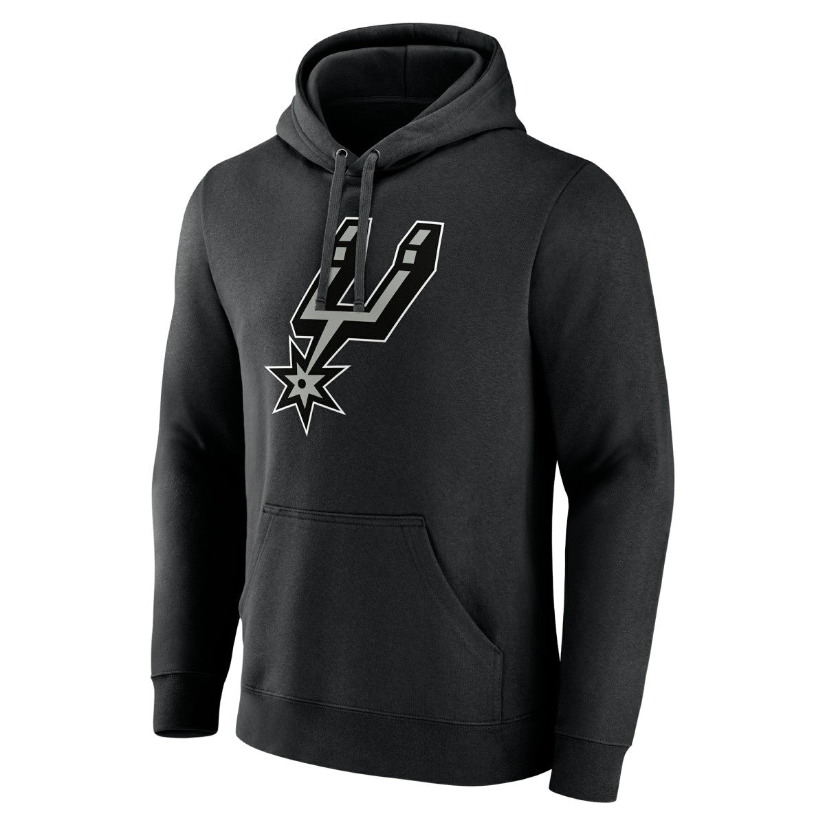 Black San Antonio Spurs Playmaker Personalized Name & Number Pullover Hoodie | NBA