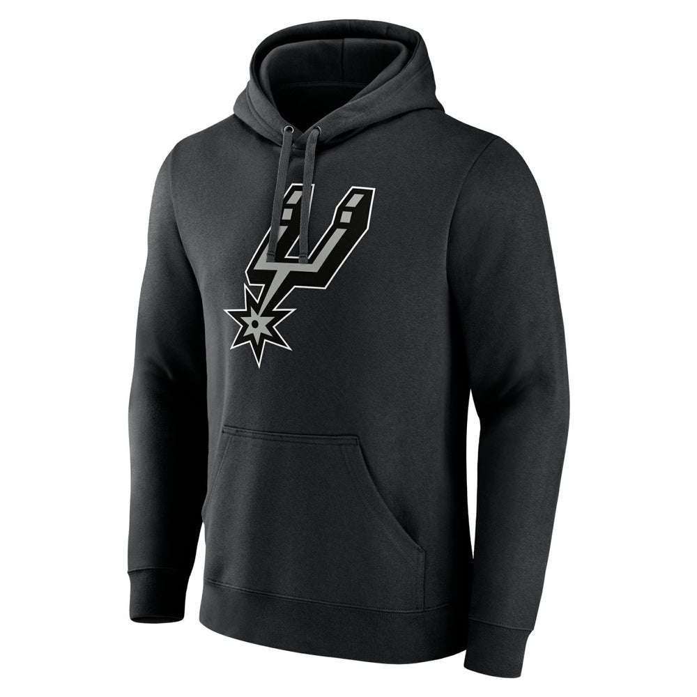 Black San Antonio Spurs Playmaker Personalized Name & Number Pullover Hoodie | NBA