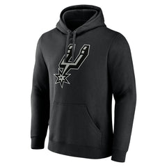 Black San Antonio Spurs Playmaker Personalized Name & Number Pullover Hoodie | NBA