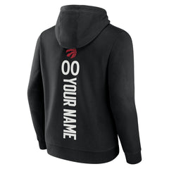 Black Toronto Raptors Playmaker Personalized Name & Number Pullover Hoodie | NBA