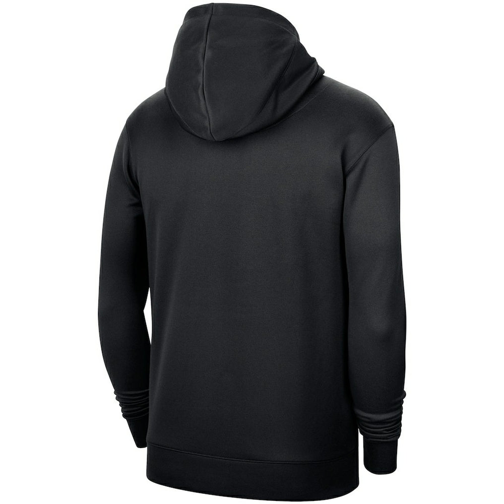 Black Brooklyn Nets 2021-2022 Spotlight On Court Performance Practice Pullover Hoodie | NBA
