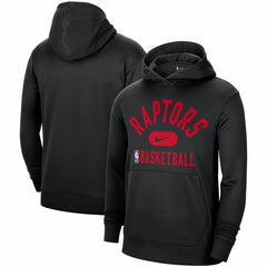 Black Toronto Raptors 2021-2022 Spotlight On Court Performance Practice Pullover Hoodie | NBA