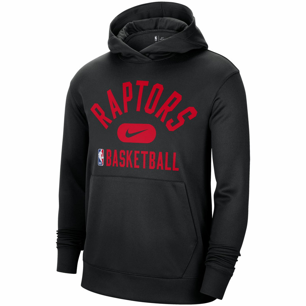 Black Toronto Raptors 2021-2022 Spotlight On Court Performance Practice Pullover Hoodie | NBA