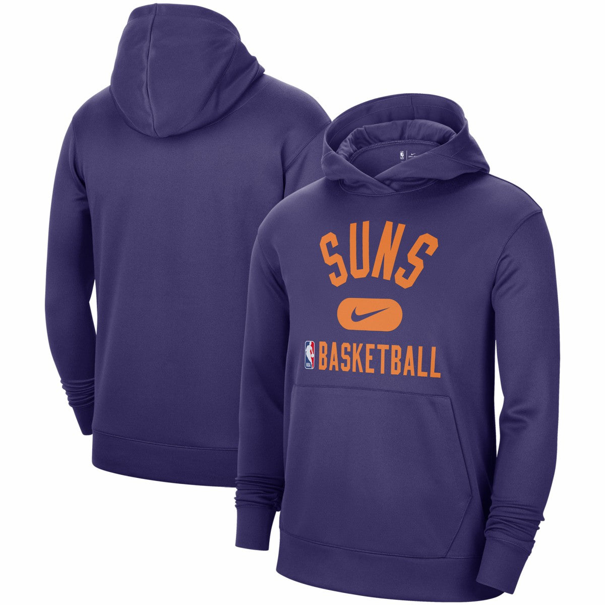 Purple Phoenix Suns 2021-2022 Spotlight On Court Performance Practice Pullover Hoodie | NBA