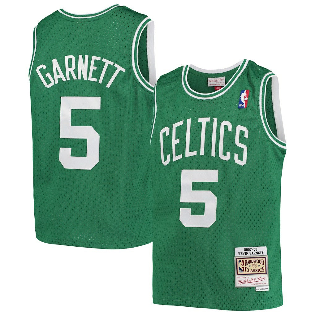Kelly Green Kevin Garnett Boston Celtics Youth 2007/08 Hardwood Classics Swingman Jersey | NBA