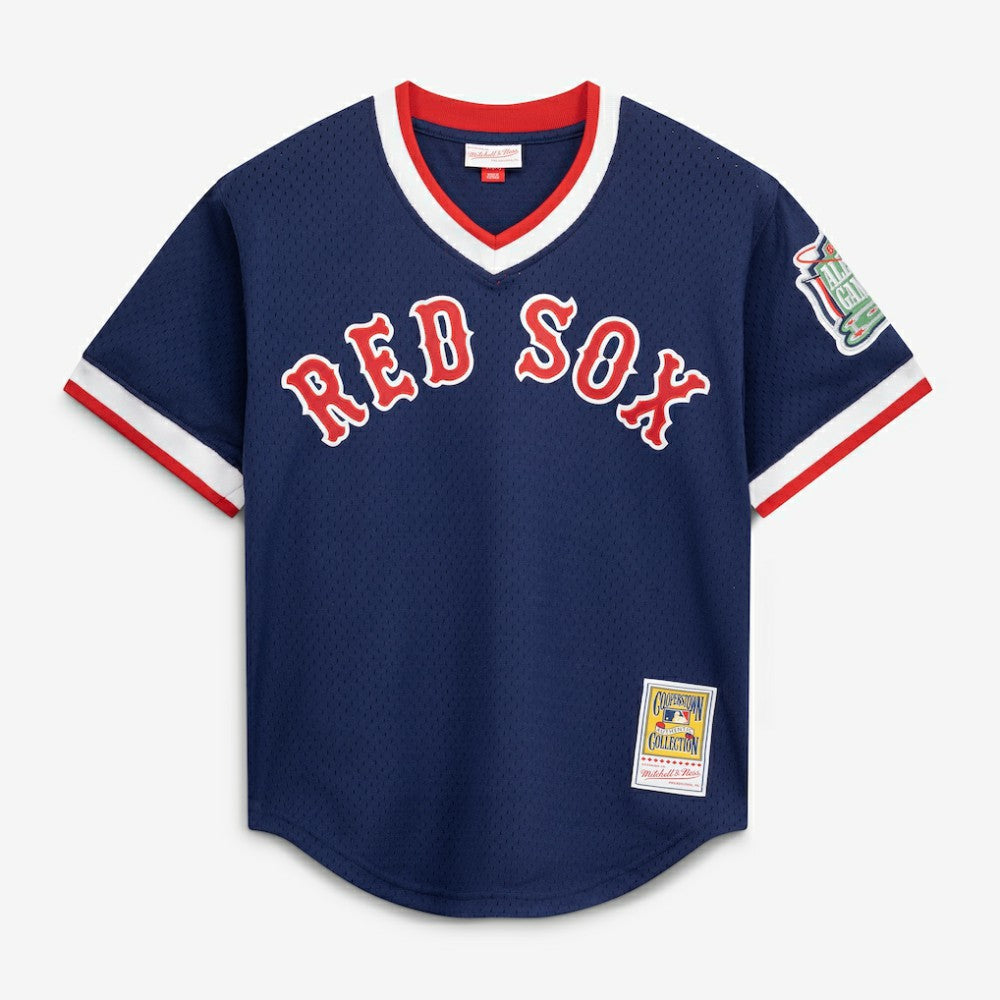 Pedro Martinez Boston Red Sox Mitchell & Ness Authentic Batting Practice Jersey - MLB Jerseys